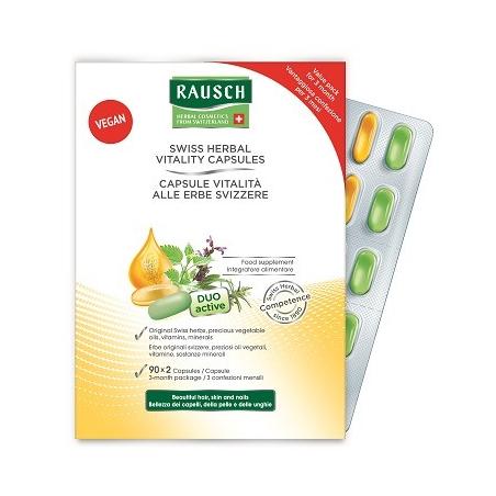 Rausch capsule vitalità alle erbe svizzere 180 capsule