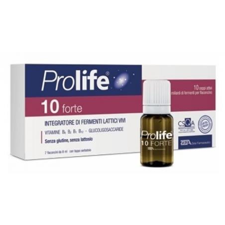 Zeta Farmaceutici Prolife Forte 10 Miliardi Fermenti Lattici 7 Flaconcini 8 ml