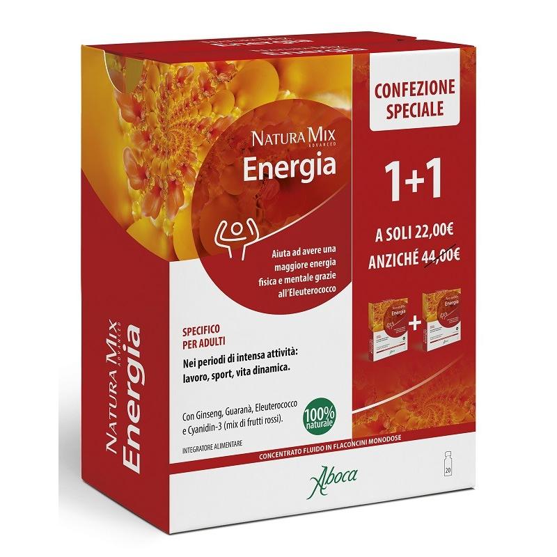 Aboca Natura Mix Advanced Energia Confezione Bipack 10FL+10FL