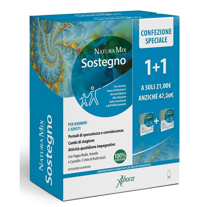 Aboca Natura Mix Advanced Sostegno Bipack 10FL + 10FL Aboca Natura Mix Advanced Sostegno Bipack 10FL + 10FL