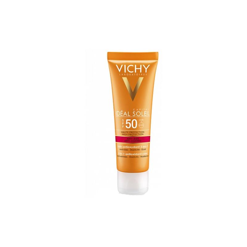 Vichy Ideal Soleil Crema Viso Anti-Età SPF50 50ml