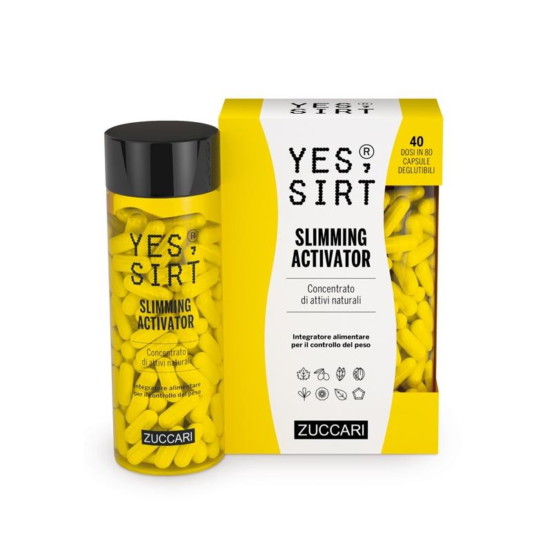 Zuccari Yes Sirt Slim Activator integratore per dimagrire 80 capsule