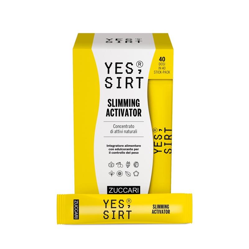 Zuccari Yes Sirt Slim Activator integratore dimagrante 40 stick pack