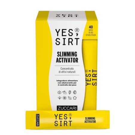 Zuccari Yes Sirt Slim Activator integratore dimagrante 40 stick pack