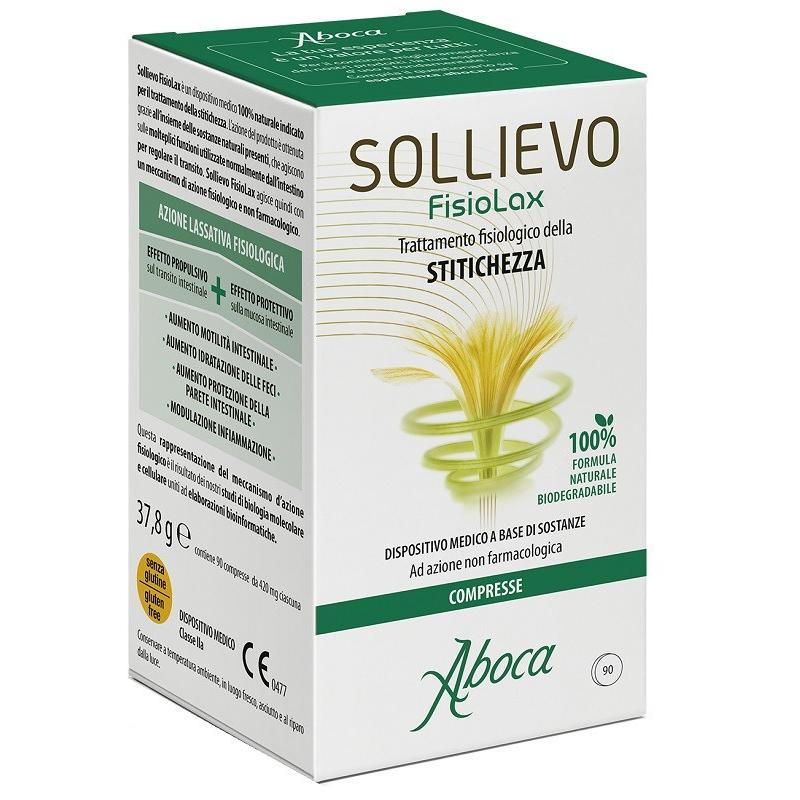 Aboca Sollievo Fisiolax Integratore per la Stitichezza 90 Compresse