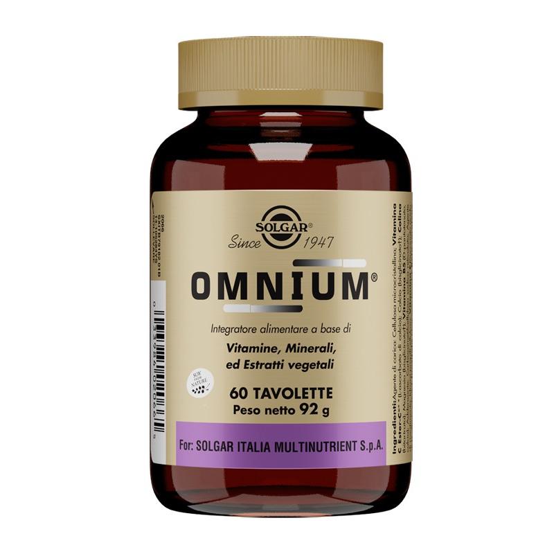 Solgar Omnium Integratore di Vitamine 60 Tavolette