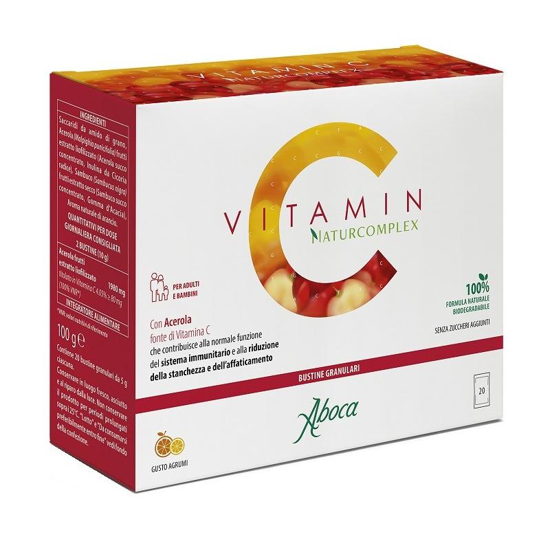 Aboca Vitamin C NaturComplex per le difese immunitarie 20 bustine