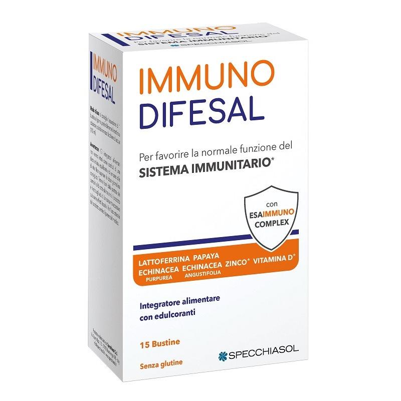 Specchiasol Immuno Difesal Integratore per le difese immunitarie 15 Bustine