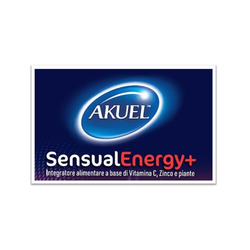 Akuel Sensual Energy+ per Mantenere il Normale Tasso di Testosterone nel Sangue 30 Capsule