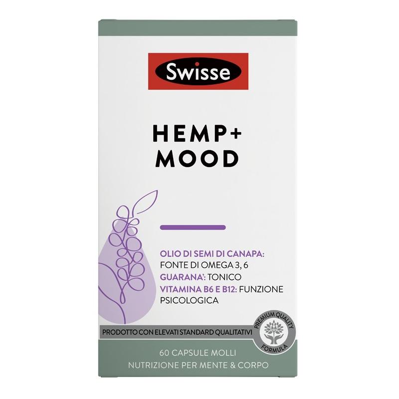 Swisse Hemp+ Mood Integratore per la Normale Funzione Psicologica  60 CPS