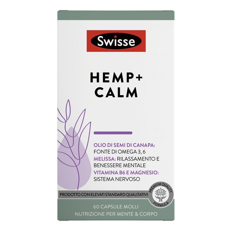 Hemp+Calm di Swisse contiene olio di semi di canapa!
