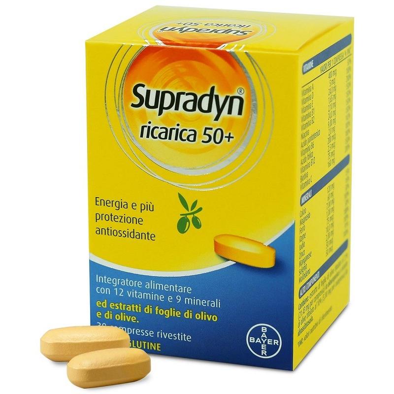 Supradyn Ricarica 50 + integratore 30 compresse Supradyn Ricarica 50 + integratore 30 compresse