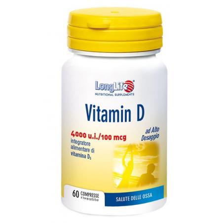 Longlife Vitamin D4000UI 60CPR