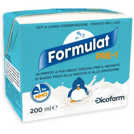 Dicofarm Formulat Pre-1 3 x 200 ml Alimento per neonato sottopeso