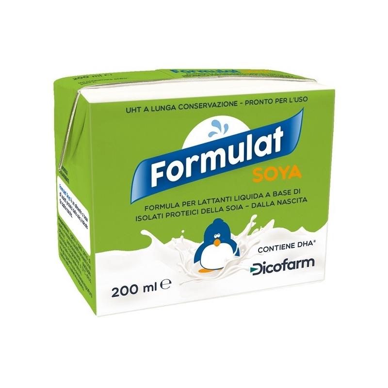 Dicofarm Formulat Soya 3 x 200 ml Latte Vegetale