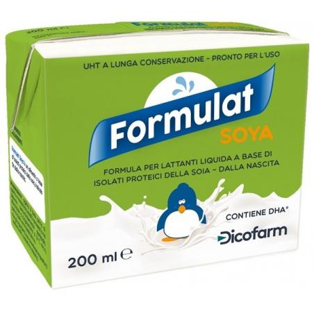 Dicofarm Formulat Soya 3 x 200 ml Latte Vegetale