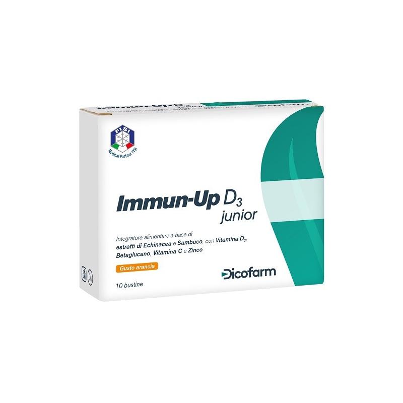 Dicofarm Immun Up D3 Junior 10 Bustine Integratore Vitaminico