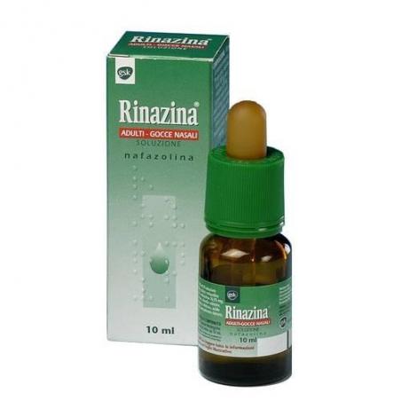 Rinazina Gocce Nasali Decongestionante Nasale per Riniti 10 ml