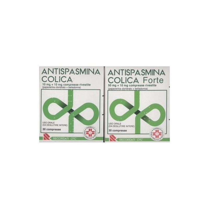 ANTISPASMINA COLICA*FORTE 30 cpr riv 10 mg + 50 mg