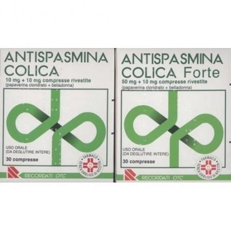 ANTISPASMINA COLICA*FORTE 30 cpr riv 10 mg + 50 mg