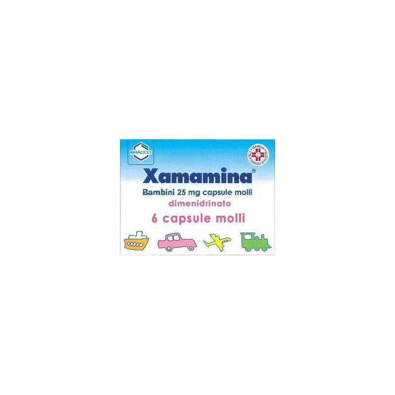 XAMAMINA Bambini 6 cps molli 25 mg