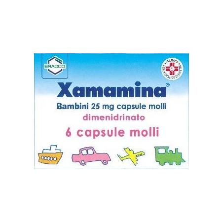 XAMAMINA Bambini 6 cps molli 25 mg