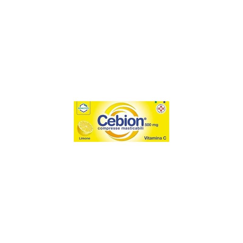 CEBION 500*20 cpr mast 500 mg limone