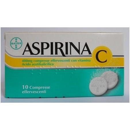 ASPIRINA C*10 cpr eff 400 mg + 240 mg con vitamina C