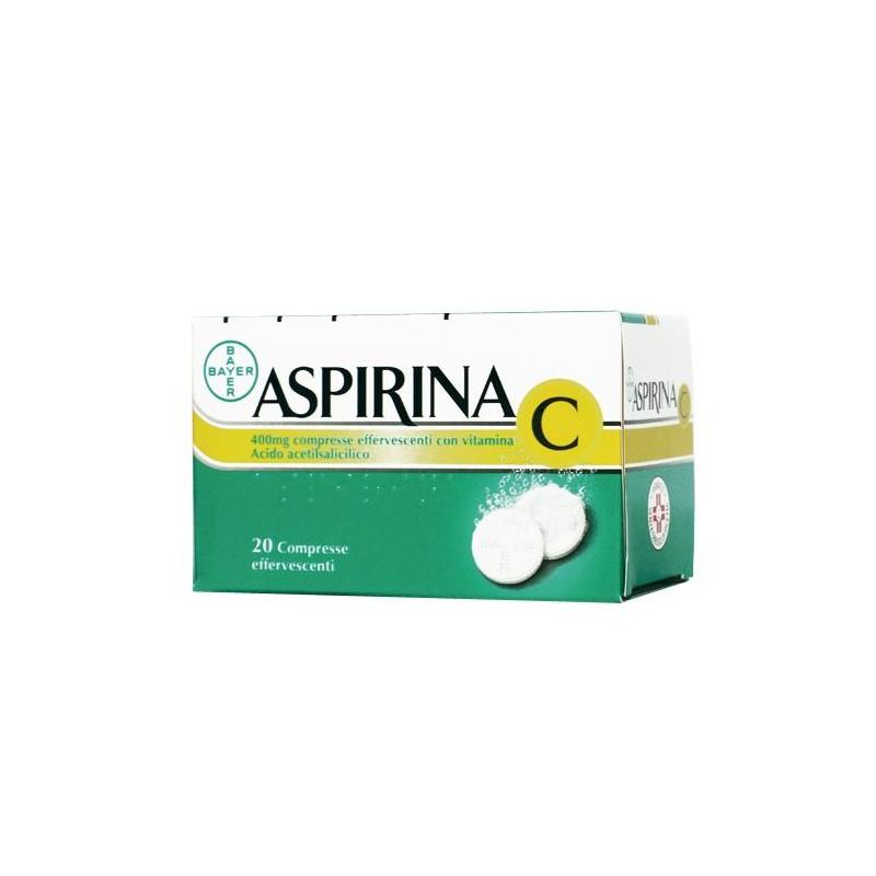 ASPIRINA C*20 cpr eff 400 mg + 240 mg