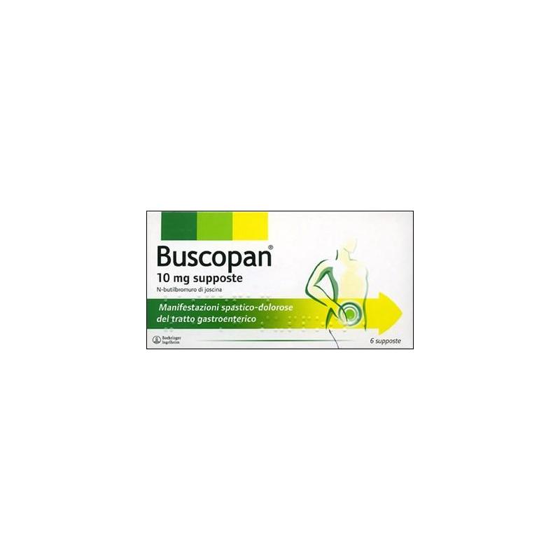 BUSCOPAN*6 supp 10 mg