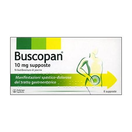 BUSCOPAN*6 supp 10 mg