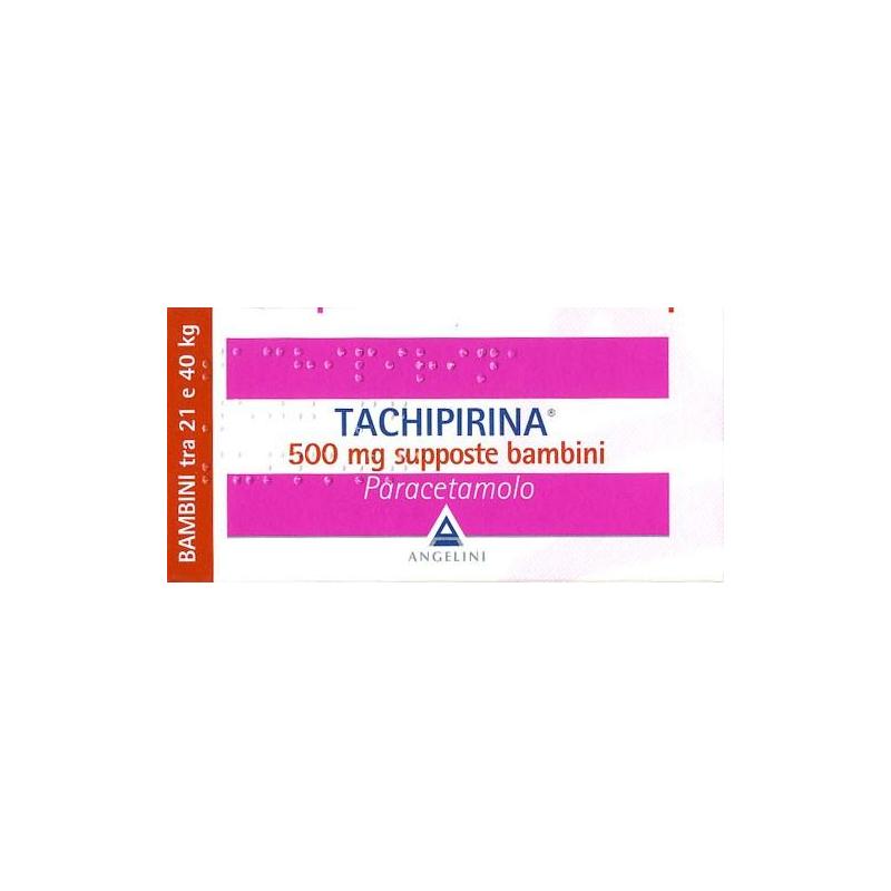 TACHIPIRINA*BB 10 supp 500 mg