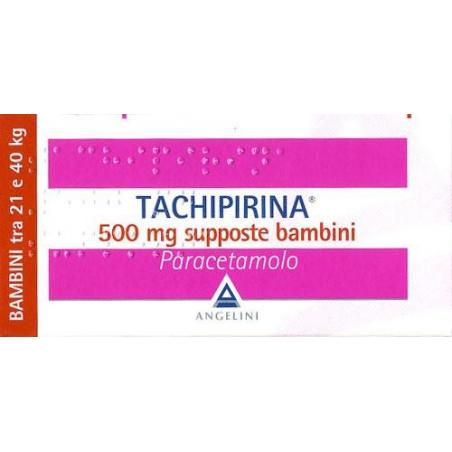 TACHIPIRINA*BB 10 supp 500 mg