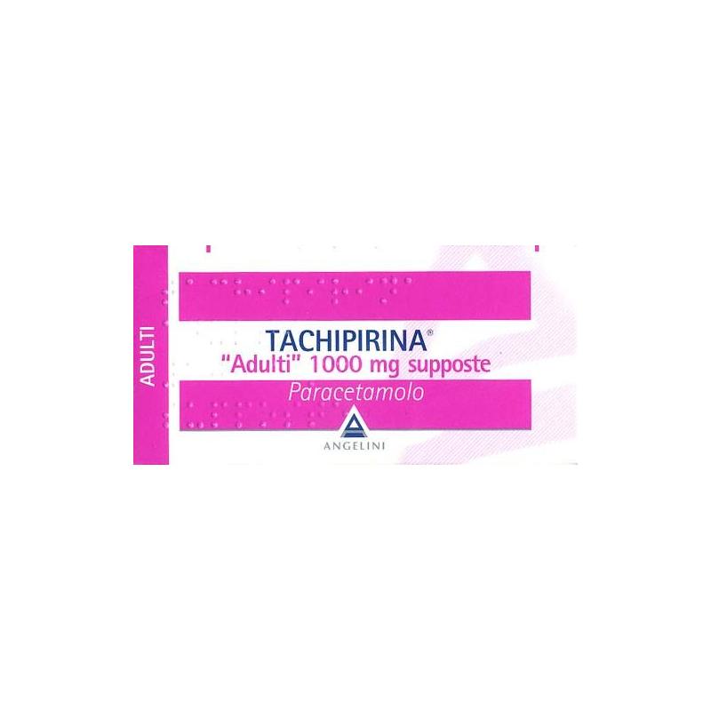 TACHIPIRINA*AD 10 supp 1.000 mg