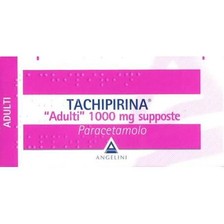 TACHIPIRINA*AD 10 supp 1.000 mg