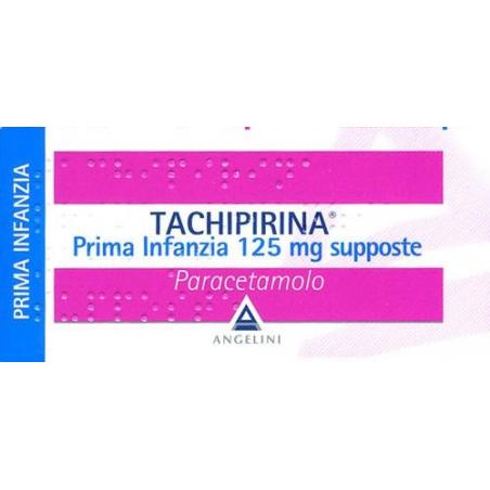 TACHIPIRINA*PRIMA INFANZIA 10 supp 125 mg