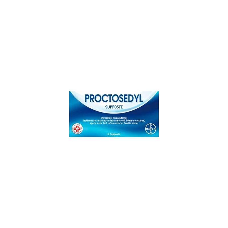 PROCTOSEDYL*6 supp 5 mg + 50 mg + 10 mg + 0,1 mg