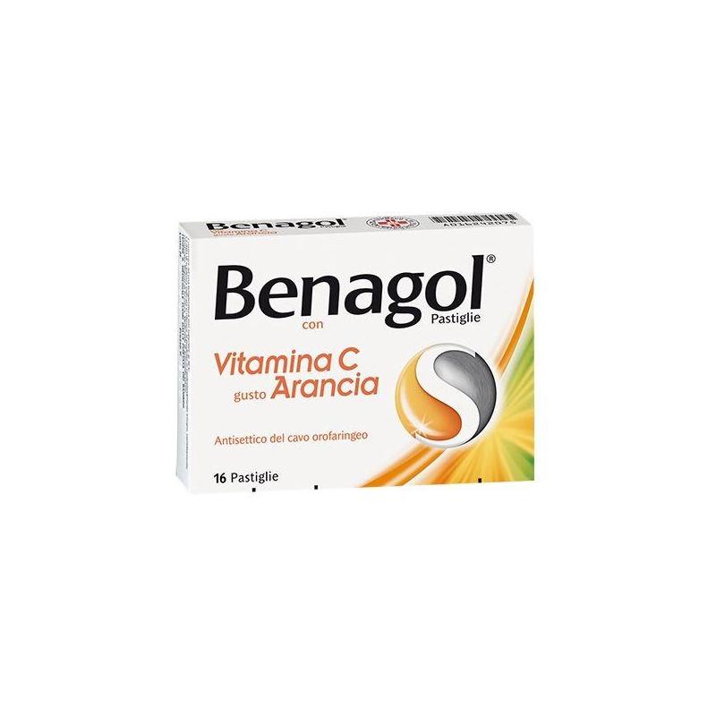 BENAGOL VIT C*16PAST ARANCIA