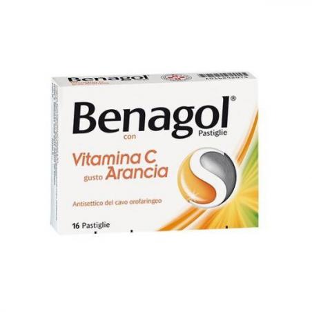 BENAGOL VIT C*16PAST ARANCIA