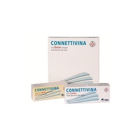 Connettivina Dermatologica 10 Garze 2 mg