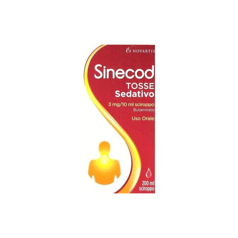 SINECOD TOSSE SEDATIVO*1 flacone 200 ml 3 mg/10 g sciroppo