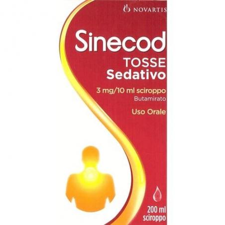 SINECOD TOSSE SEDATIVO*1 flacone 200 ml 3 mg/10 g sciroppo