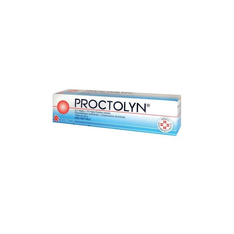 PROCTOLYN*crema rett 30 g 0,1 mg/g + 10 mg/g