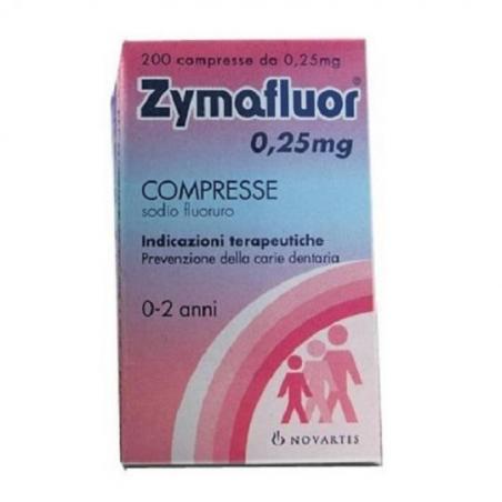 Zymafluor 200 Compresse Prevenzione Carie Dentaria