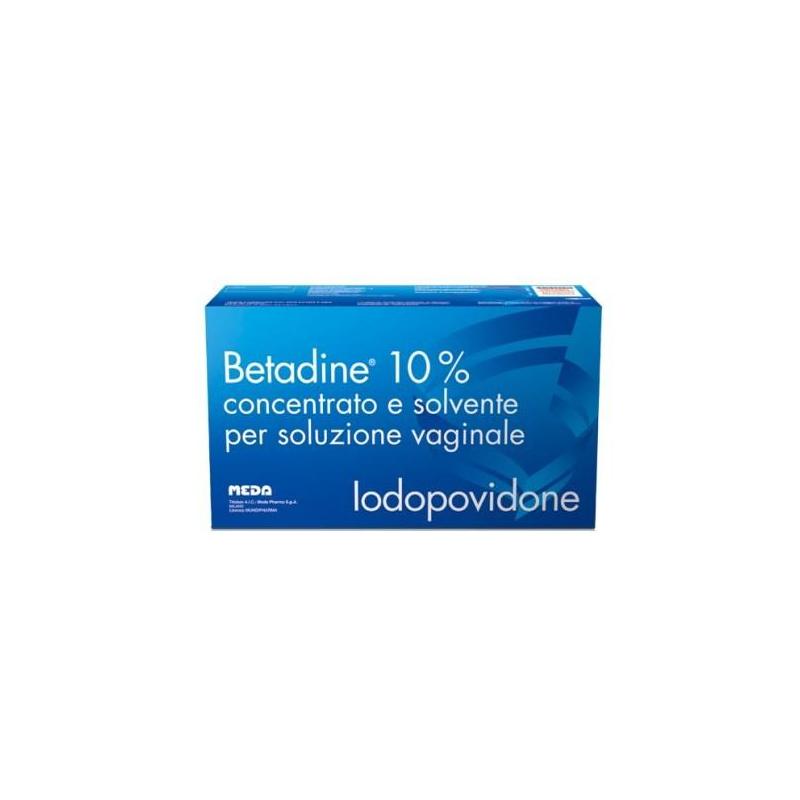 Meda Betadine +5 Flaconi +5 Fiale +5 Cannule Soluzione Vaginale