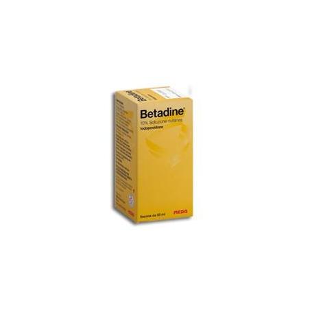 Meda Betadine 50 ml Soluzione per Cute Lesa