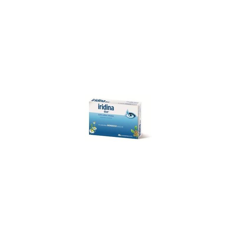 Iridina Due Collirio 10 Flaconi Monodose per Bruciori Oculari 0,5 Ml Iridina Due Collirio 10 Flaconi Monodose per Bruciori Oculari 0,5 Ml