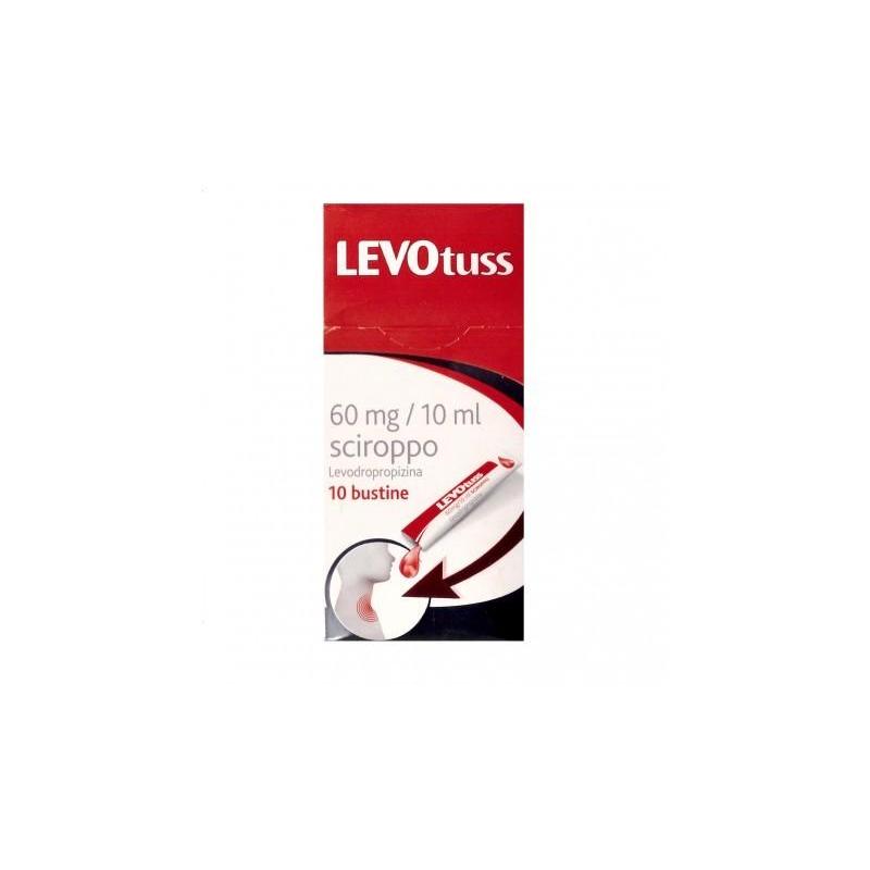 Levotuss Sciroppo 10 Bustine 10 Ml Farmaco Antitosse