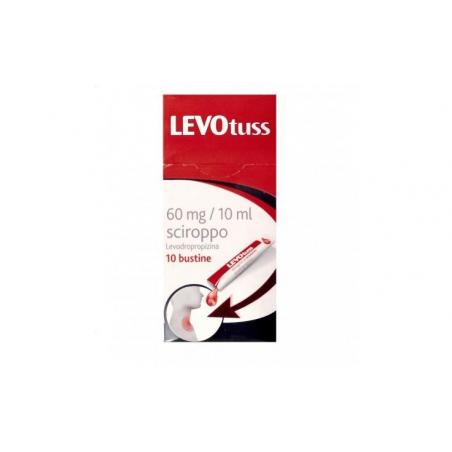 Levotuss Sciroppo 10 Bustine 10 Ml Farmaco Antitosse