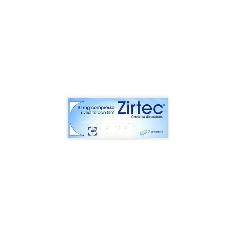 Ucb Pharma Zirtec 7 Compresse Rivestite Div 10 Mg